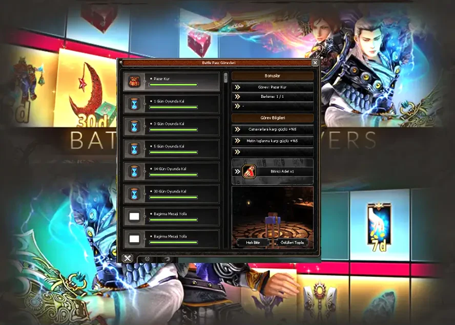 Hikâye Odaklı Battlepass Sistemi